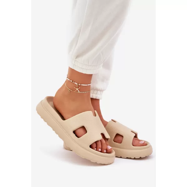  Dámske šľapky BOTO BG198 KHAKI 