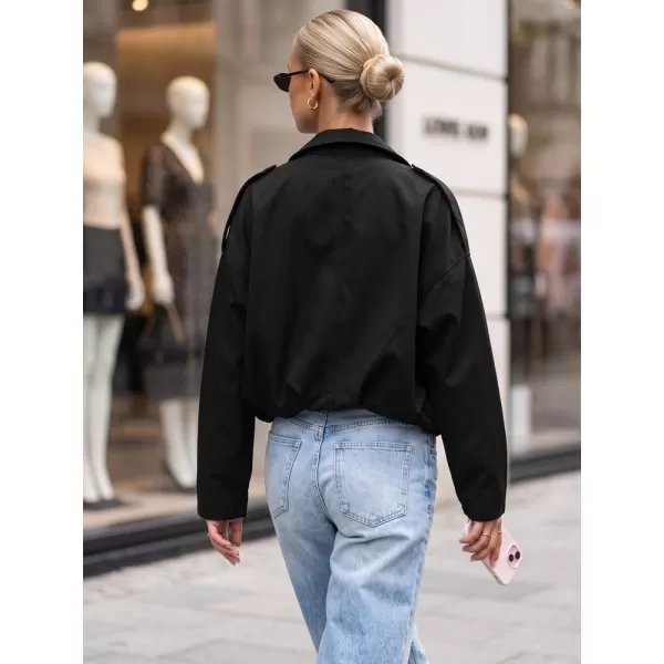  Dámska bunda DSTREET TY5955 ČIERNA 