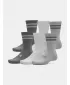 Ponožky UNDER ARMOUR ESSENTIAL 6PK CREW 1387058-069 ŠEDÁ