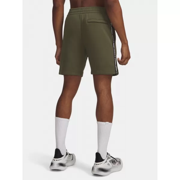  Pánske kraťasy UNDER ARMOUR ICON FLEECE SHORT TAPING 1390299-391 ZELENÁ 