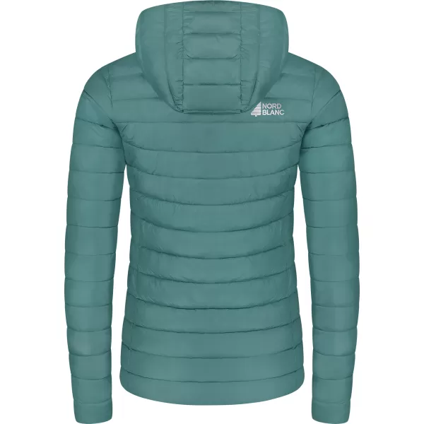  Dámska prešívaná bunda NORDBLANC NIMBUS WJL8395 ZELENÁ 