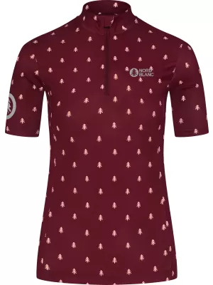 Dámsky cyklo dres NORDBLANC TREES NBSLF8085 ČERVENÁ