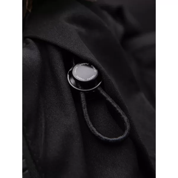 Pánska parka OMBRE OM-JALJ-0310 BLACK 
