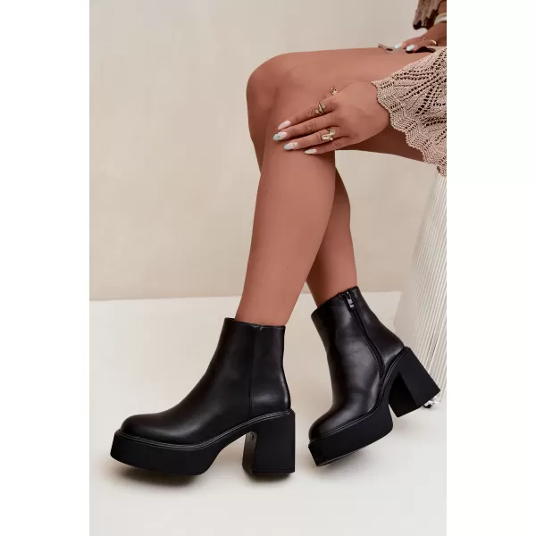  Dámske členkové topánky BOTO 5303 BLACK 