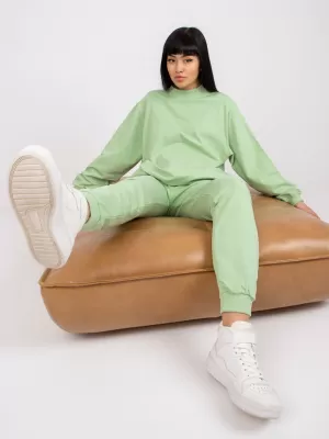 Dámske tepláky BASIC FEEL GOOD AP-DR-A-003 PISTACHIO