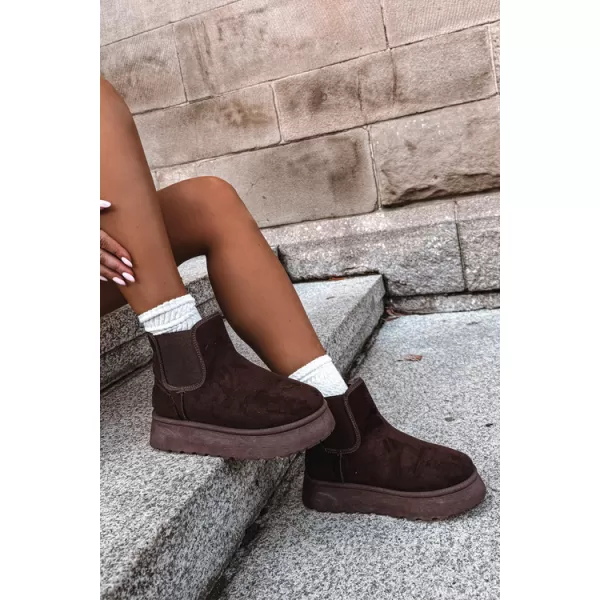  Dámske topánky BIG STAR SHOES UU274174 BROWN/BEIGE SHADOWS 