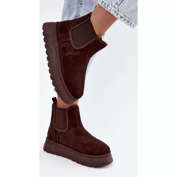  Dámske topánky BIG STAR SHOES UU274174 BROWN/BEIGE SHADOWS 