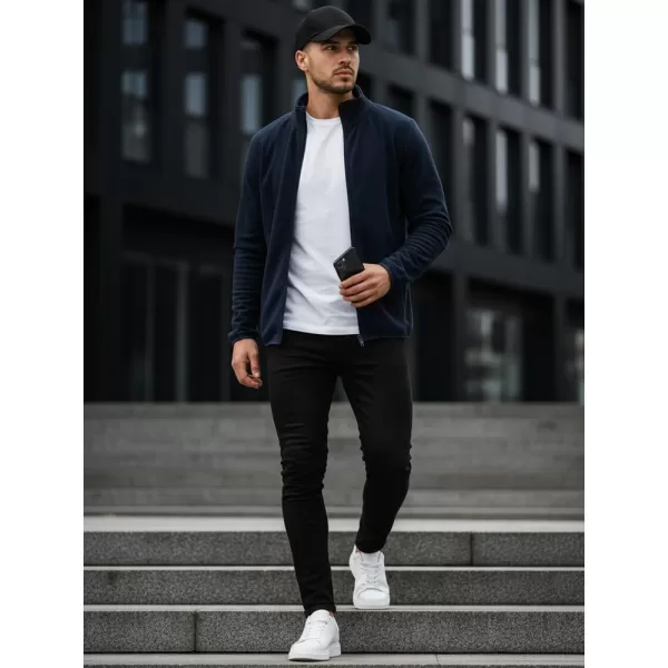  Pánska mikina DSTREET BX4775 TMAVO MODRÁ 