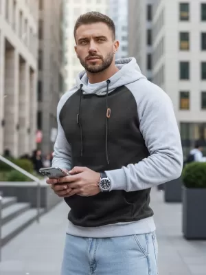 Pánska mikina DSTREET BX5935 ČIERNA