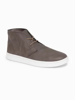 Pánske členkové topánky OMBRE OM-FOCS-0162 DARK BROWN