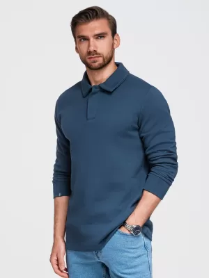 Pánsky rolák OMBRE B1719 DARK BLUE