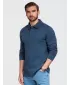 Pánsky rolák OMBRE B1719 DARK BLUE