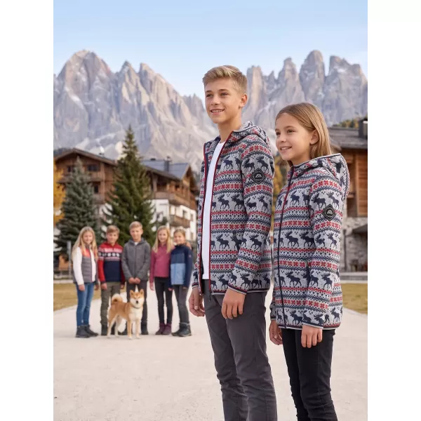  Detský hrejivý sveter ALPINE PRO NORESO HIGH RISE VARIANT PB 