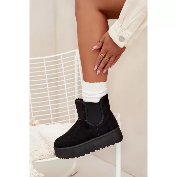  Dámske snehule BOTO 25BT26-9243 BLACK 
