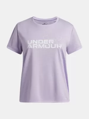 Dievčenské tričko UNDER ARMOUR TECH TWIST WDMK LOGO SS 6007134-536 FIALOVÁ