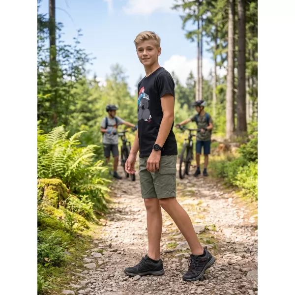  Detské tričko ALPINE PRO ECOMO 4 BLACK VARIANT PC 