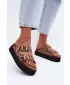 Dámske šľapky WRANGLER 20261072.92A BROWN/BEIGE