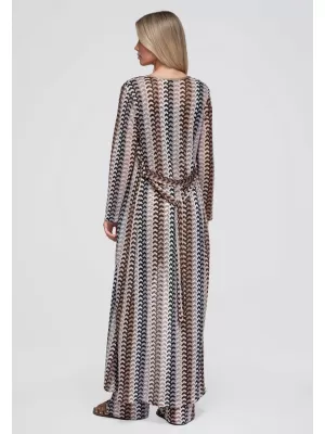 Dámsky kardigan OMBRE OW-UW-E0001 BROWN