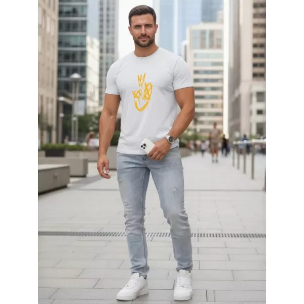  Pánske tričko DSTREET NX0138R-WH BIELA 