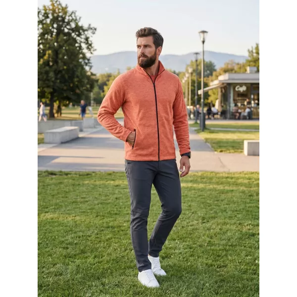  Pánska micro fleece mikina MALFINI FACTOR 852 SUNSET MELÍR 