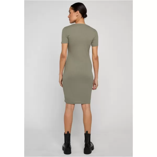  Dámske šaty URBAN CLASSICS TB8275 PALE OLIVE 