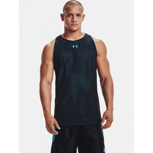  Pánske tielko UNDER ARMOUR UA BASELINE REVERSIBLE TANK 1361899-422 MODRÁ 