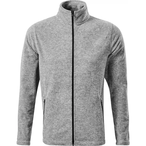  Pánska micro fleece mikina MALFINI FACTOR 852 STRIEBORNÝ MELÍR 