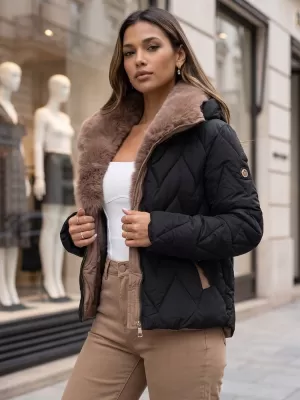 Dámska bunda DSTREET TY6083 ČIERNA