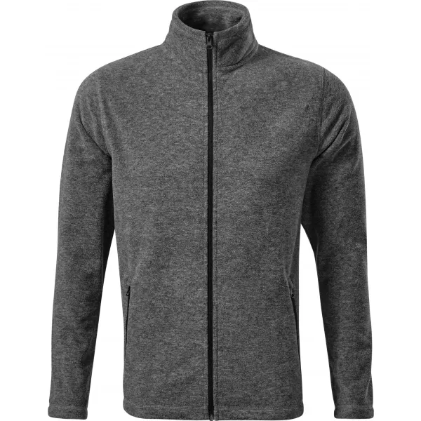  Pánska micro fleece mikina MALFINI FACTOR 852 ČIERNY MELÍR 