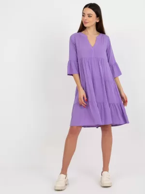 Dámske šaty SUBLEVEL D73761M30214B VIOLET
