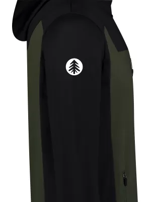 Pánska powerfleece mikina NORDBLANC SPRAWL NBSFM8333 ZELENÁ