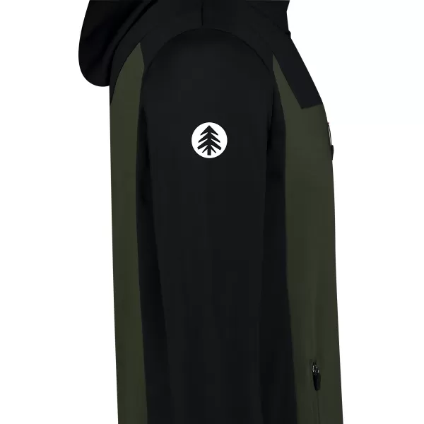  Pánska powerfleece mikina NORDBLANC SPRAWL NBSFM8333 ZELENÁ 