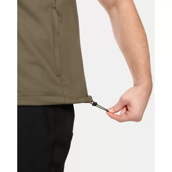  Pánska softshellová vesta KILPI NOIL-M 1M0116KI KHAKI 