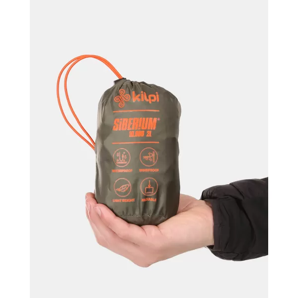  Hardshellová bunda KILPI JALUU-U 1U0180KI TMAVO ZELENÁ 