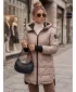 Dámska bunda DSTREET TY5790 KARAMELOVÁ