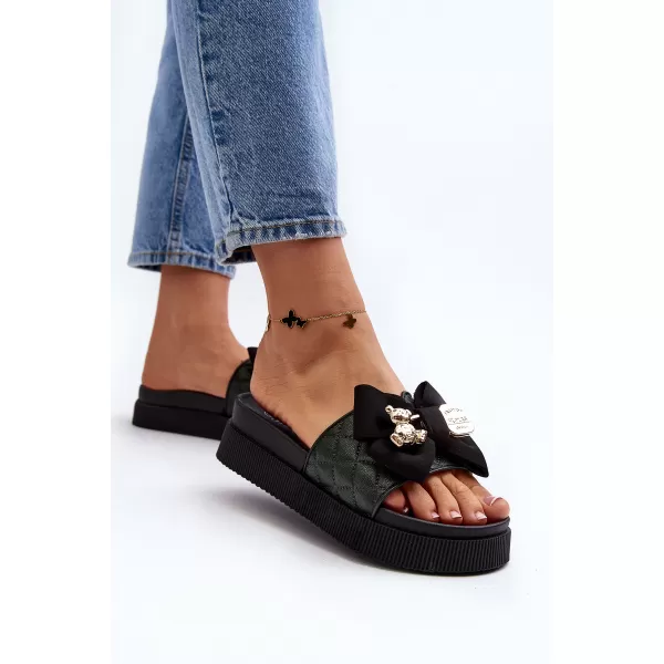  Dámske žabky BOTO SP50-1/BG146P BLACK 