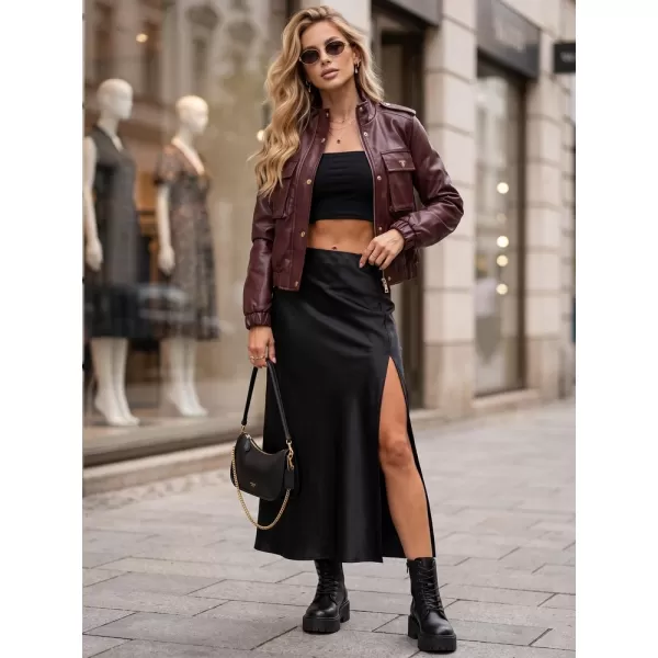  Dámska bunda DSTREET TY5873 BORDO 