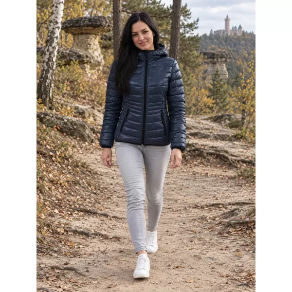  Dámska bunda MALFINI EVEREST 551 NÁMORNÁ MODRÁ 