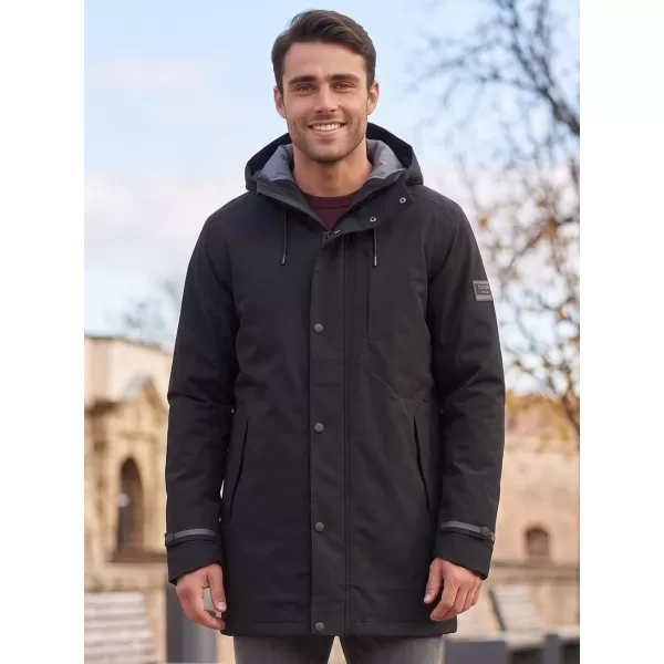  Pánsky nepremokavý kabát ALPINE PRO PERFET 2 BLACK 