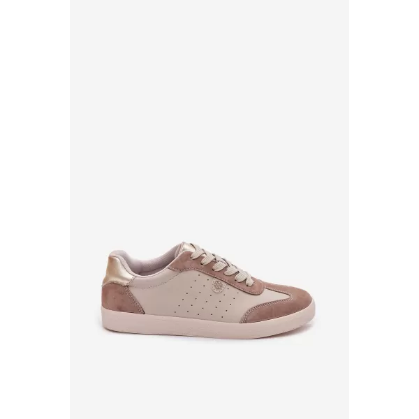  Dámske tenisky S.BARSKI LR61-7091 BEIGE 