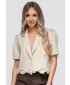 Dámska bunda OMBRE OW-BL-E0002 BEIGE