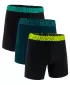 Pánske boxerky UNDER ARMOUR M PERF COTTON 6IN (3KS) 1383889-007 ČIERNA