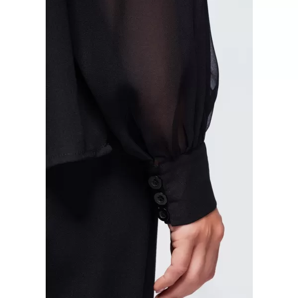  Dámska blúzka OMBRE OW-TS-E0085 BLACK 