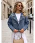 Dámska bunda DSTREET TY5682 MODRÁ