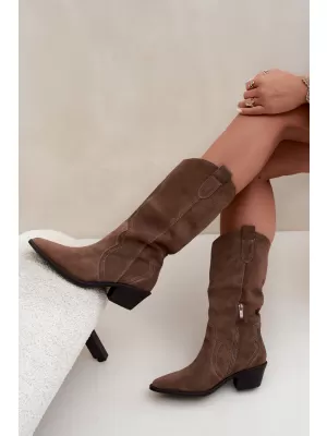 Dámske čižmy BOTO 5312 KHAKI
