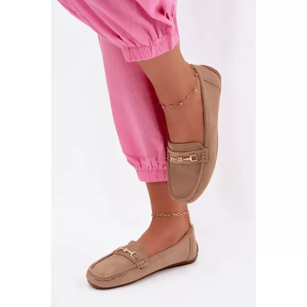  Dámske mokasíny BOTO FT247 KHAKI 