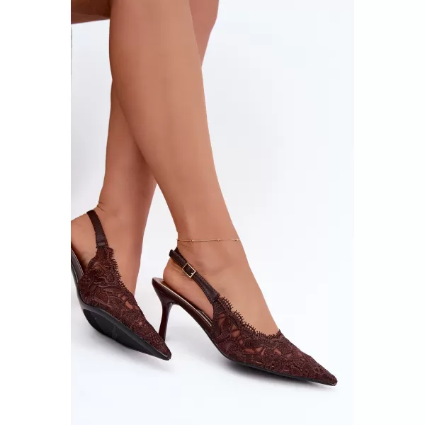  Dámske sandále BOTO T685P BROWN 