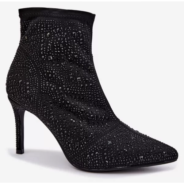  Dámske topánky S.BARSKI HY62-8138 BLACK 