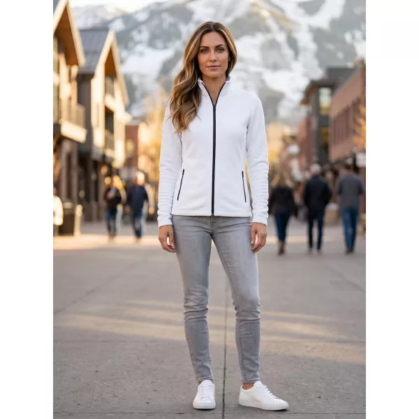  Dámska micro fleece mikina MALFINI FACTOR 853 BIELA 