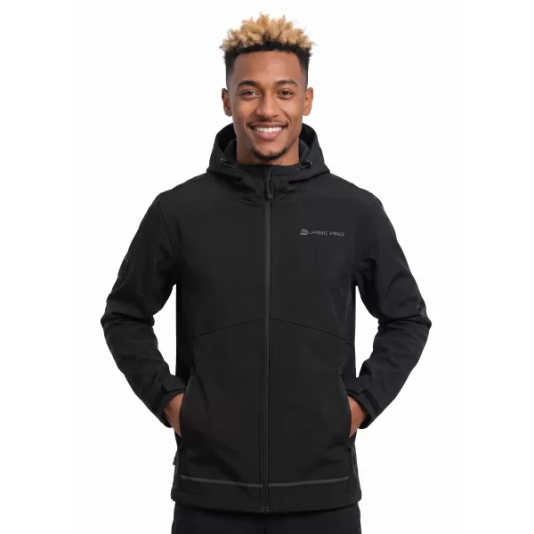  Pánska outdoorová bunda ALPINE PRO MOREN BLACK 